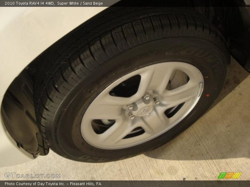 Super White / Sand Beige 2010 Toyota RAV4 I4 4WD