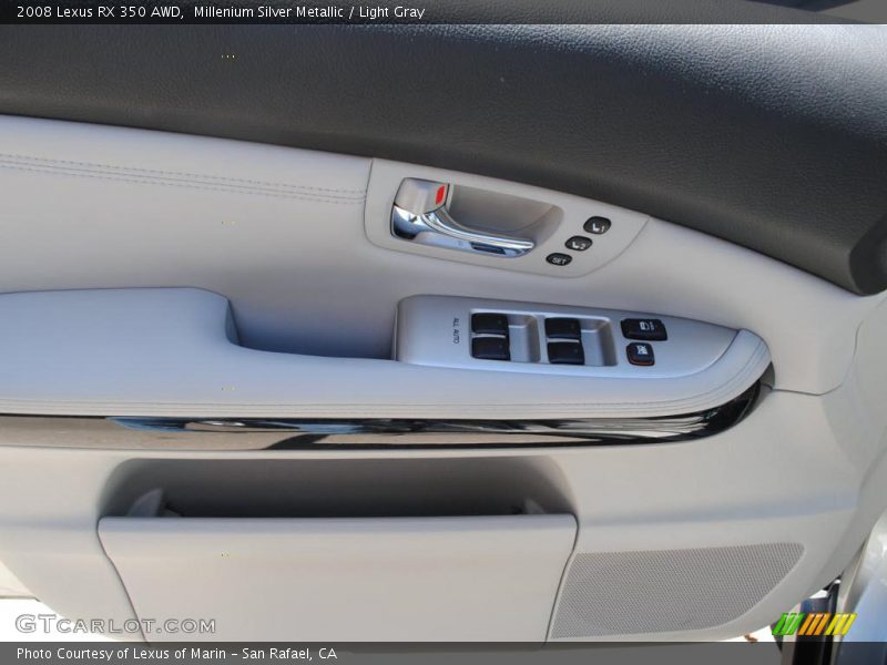 Millenium Silver Metallic / Light Gray 2008 Lexus RX 350 AWD