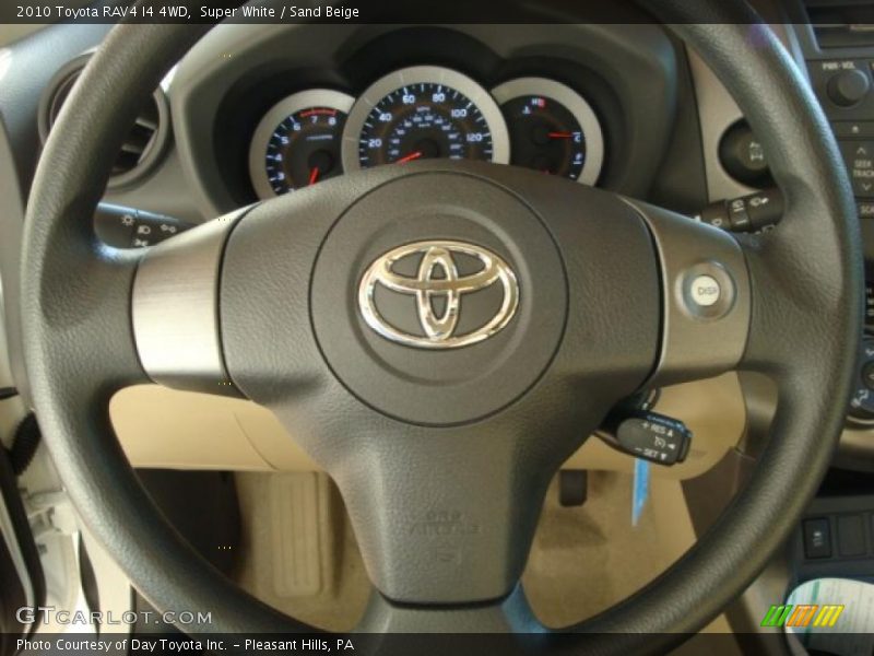Super White / Sand Beige 2010 Toyota RAV4 I4 4WD