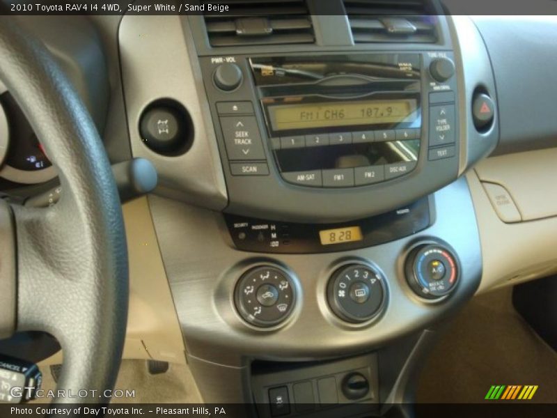 Super White / Sand Beige 2010 Toyota RAV4 I4 4WD