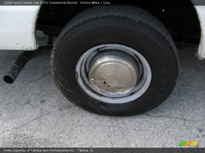 Oxford White / Grey 1998 Ford E Series Van E350 Commercial Bucket