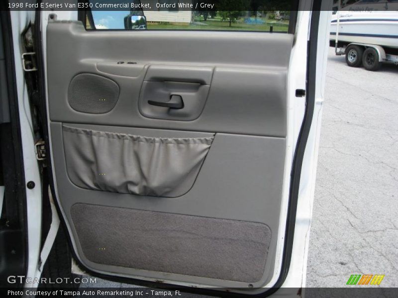 Oxford White / Grey 1998 Ford E Series Van E350 Commercial Bucket