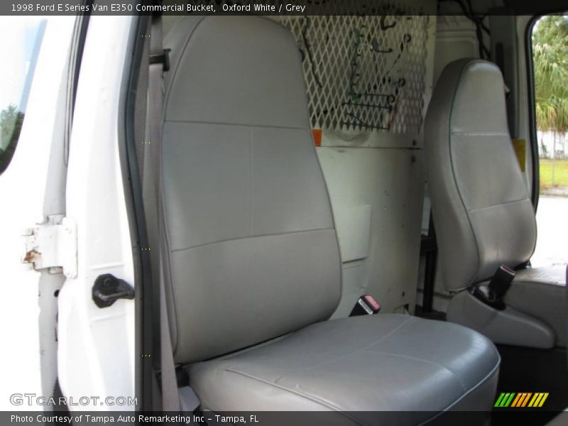 Oxford White / Grey 1998 Ford E Series Van E350 Commercial Bucket