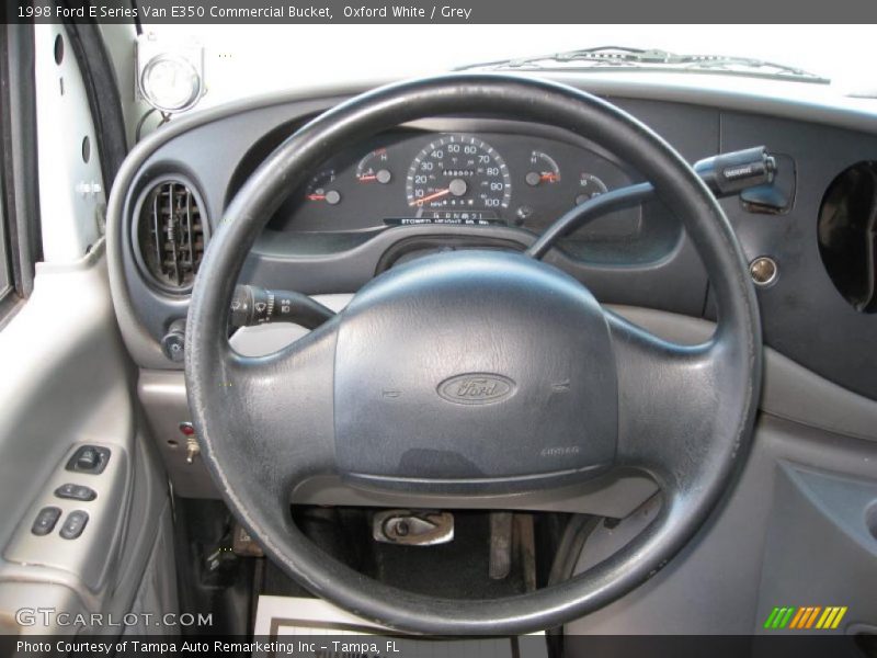 Oxford White / Grey 1998 Ford E Series Van E350 Commercial Bucket