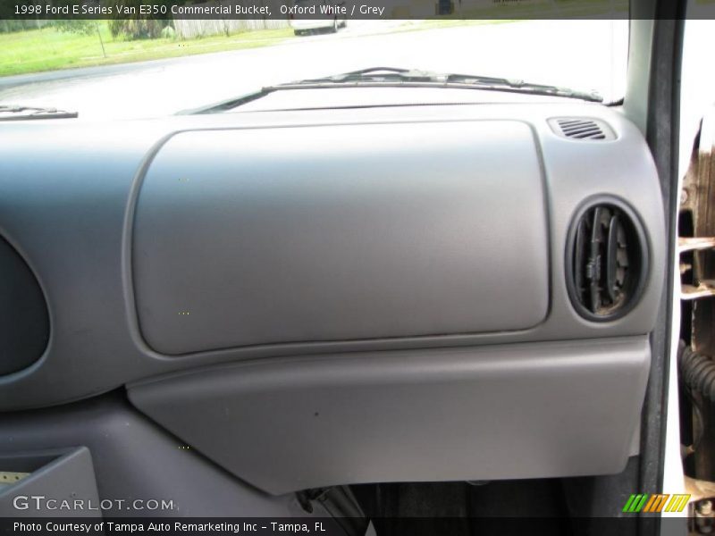 Oxford White / Grey 1998 Ford E Series Van E350 Commercial Bucket