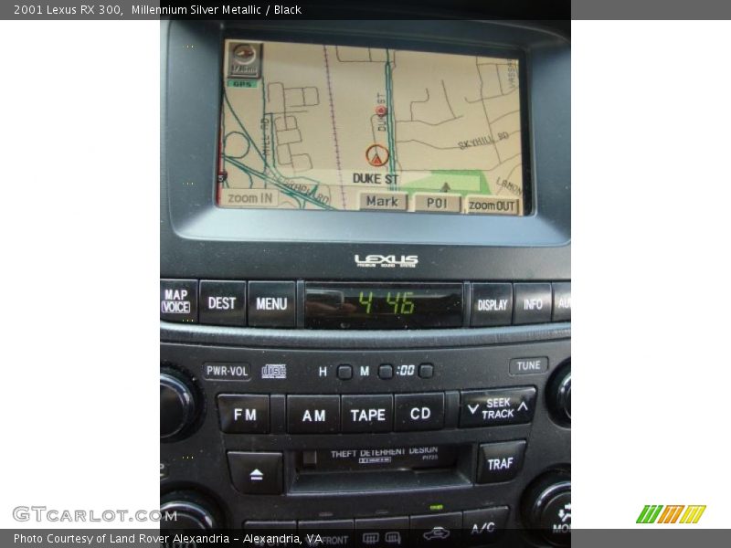 Millennium Silver Metallic / Black 2001 Lexus RX 300