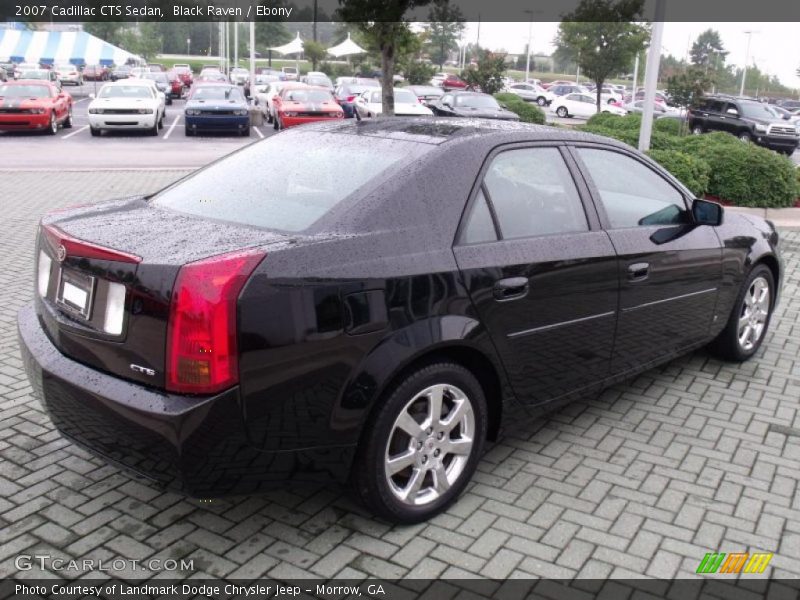 Black Raven / Ebony 2007 Cadillac CTS Sedan