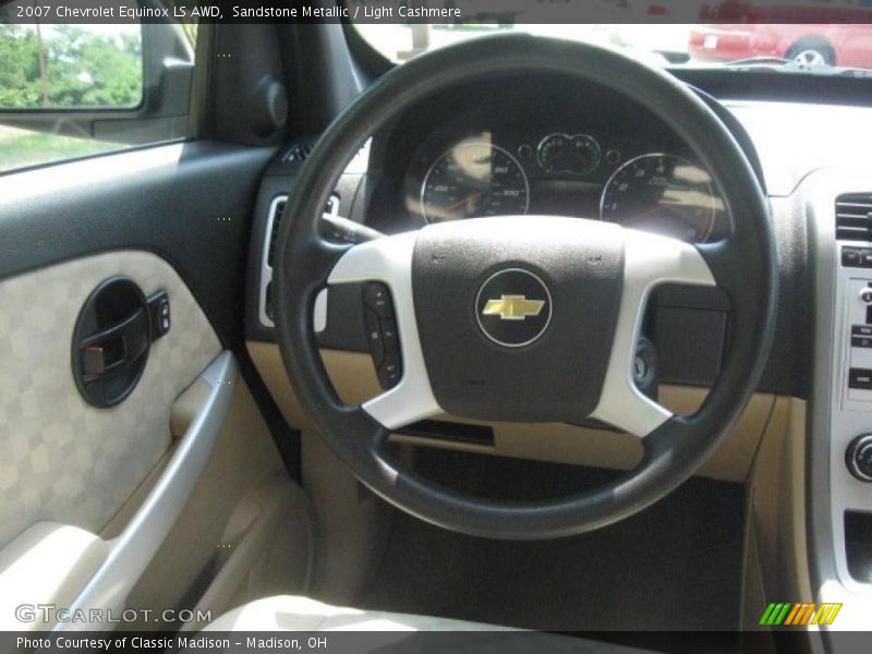 Sandstone Metallic / Light Cashmere 2007 Chevrolet Equinox LS AWD