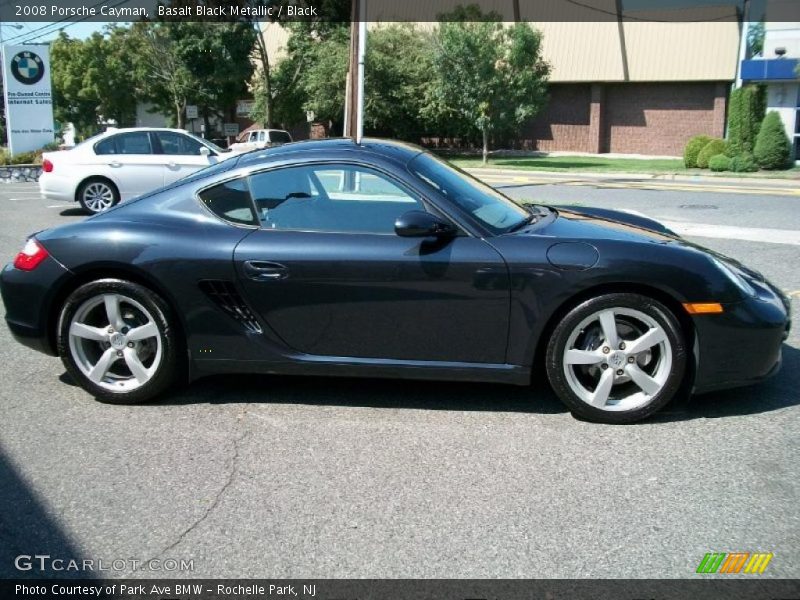 Basalt Black Metallic / Black 2008 Porsche Cayman