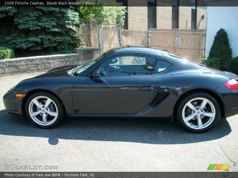 Basalt Black Metallic / Black 2008 Porsche Cayman