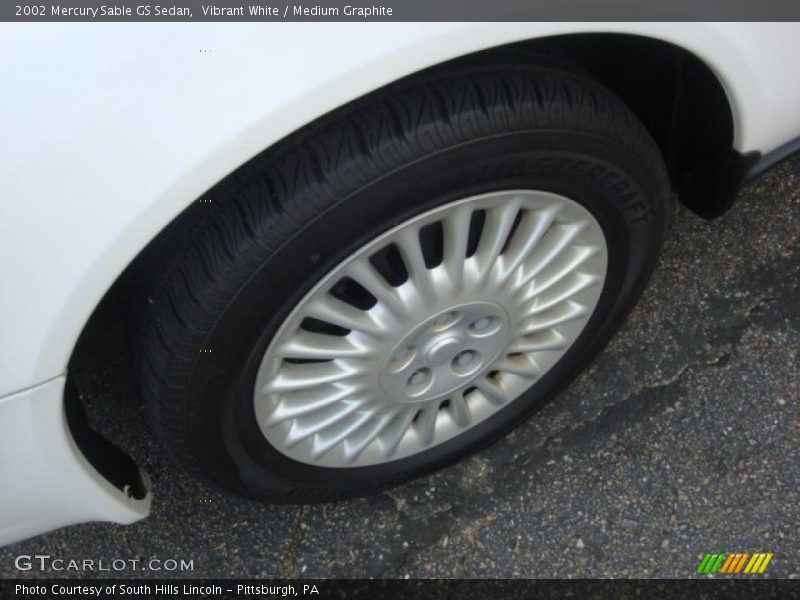 Vibrant White / Medium Graphite 2002 Mercury Sable GS Sedan