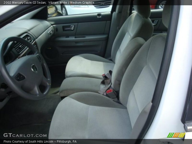 Vibrant White / Medium Graphite 2002 Mercury Sable GS Sedan
