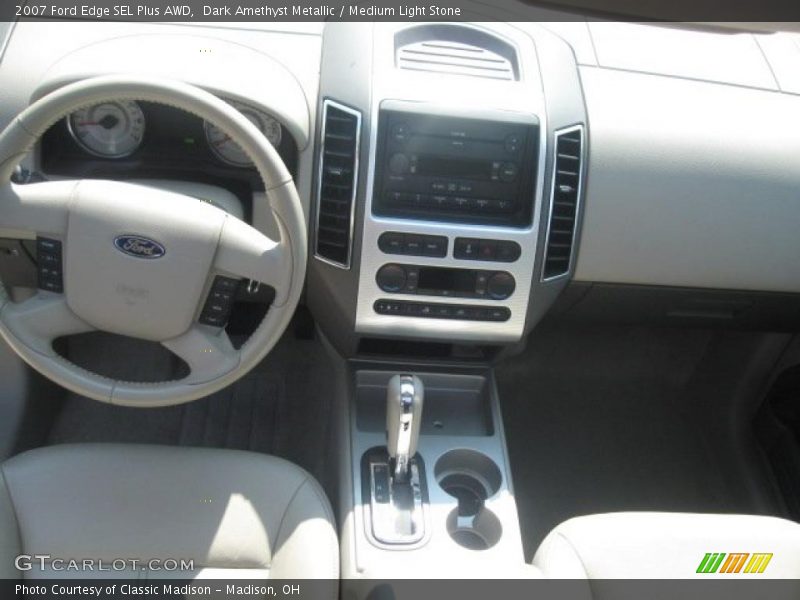 Dark Amethyst Metallic / Medium Light Stone 2007 Ford Edge SEL Plus AWD