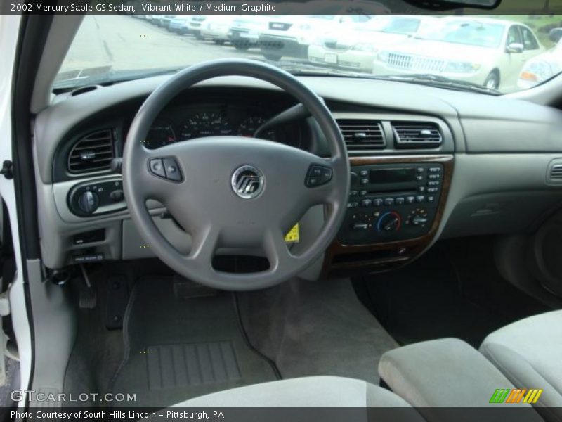Vibrant White / Medium Graphite 2002 Mercury Sable GS Sedan