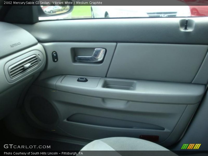 Vibrant White / Medium Graphite 2002 Mercury Sable GS Sedan
