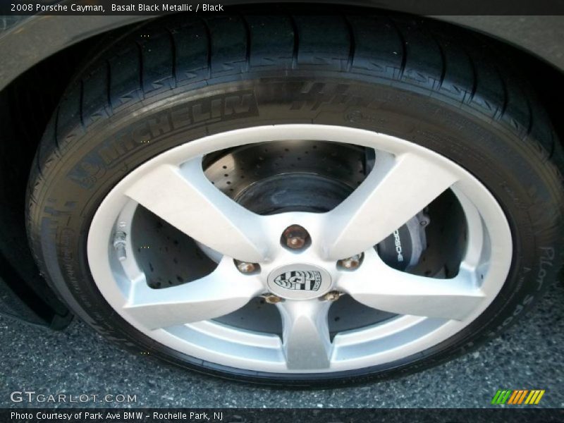 Basalt Black Metallic / Black 2008 Porsche Cayman