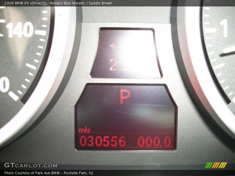 Monaco Blue Metallic / Saddle Brown 2008 BMW X6 xDrive35i