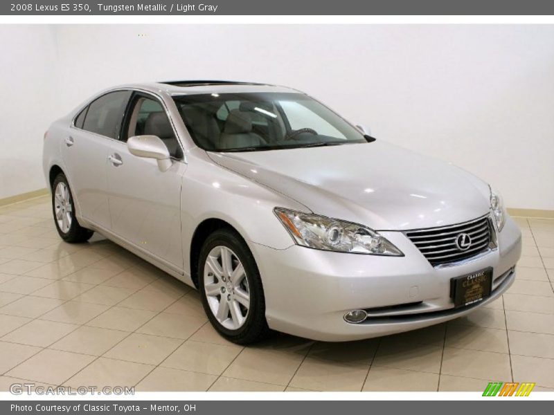 Tungsten Metallic / Light Gray 2008 Lexus ES 350
