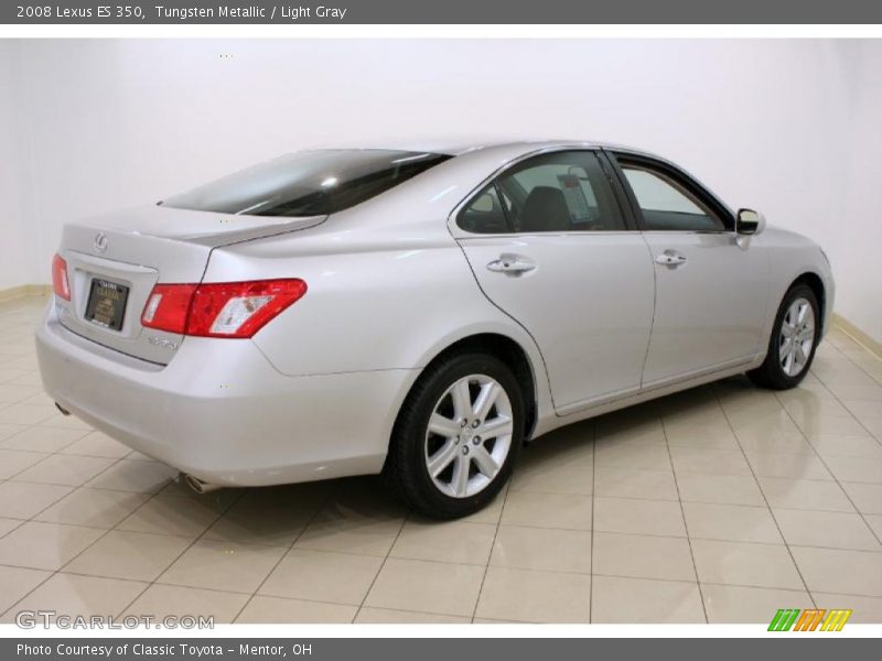Tungsten Metallic / Light Gray 2008 Lexus ES 350