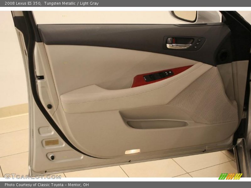 Tungsten Metallic / Light Gray 2008 Lexus ES 350