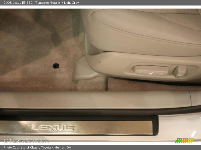 Tungsten Metallic / Light Gray 2008 Lexus ES 350