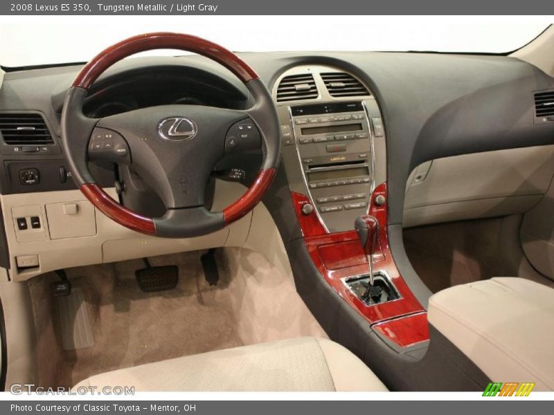 Tungsten Metallic / Light Gray 2008 Lexus ES 350