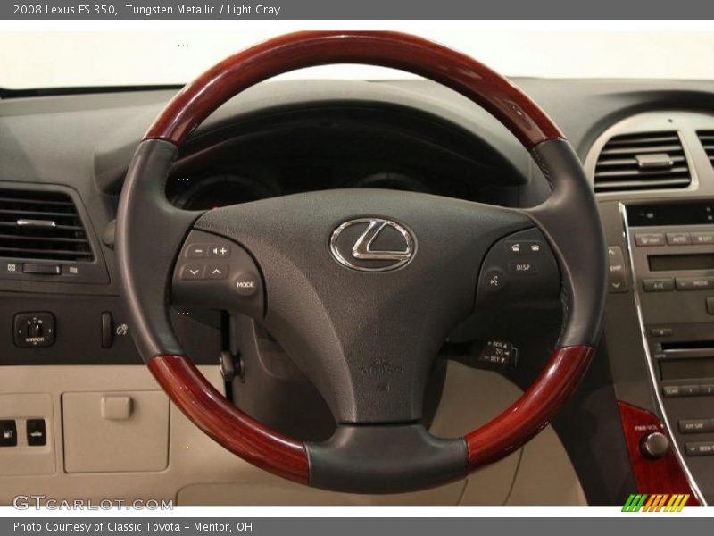Tungsten Metallic / Light Gray 2008 Lexus ES 350