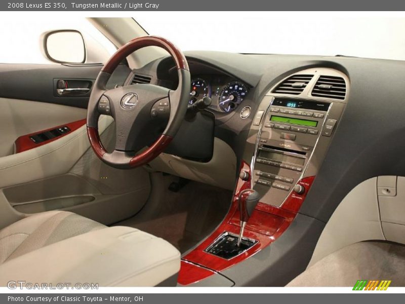 Tungsten Metallic / Light Gray 2008 Lexus ES 350