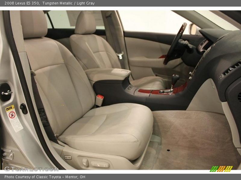 Tungsten Metallic / Light Gray 2008 Lexus ES 350