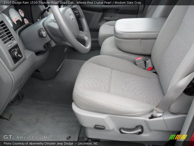 Inferno Red Crystal Pearl / Medium Slate Gray 2007 Dodge Ram 1500 Thunder Road Quad Cab