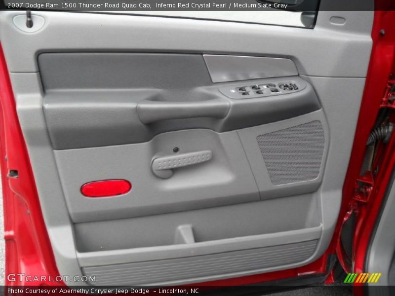 Inferno Red Crystal Pearl / Medium Slate Gray 2007 Dodge Ram 1500 Thunder Road Quad Cab