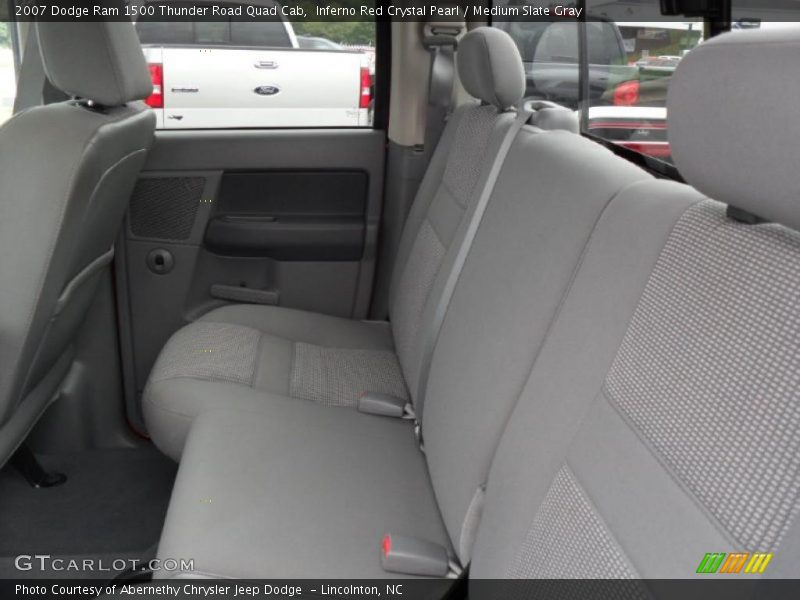 Inferno Red Crystal Pearl / Medium Slate Gray 2007 Dodge Ram 1500 Thunder Road Quad Cab