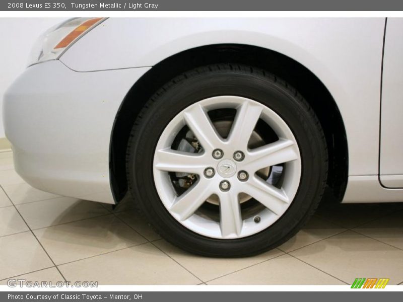 Tungsten Metallic / Light Gray 2008 Lexus ES 350