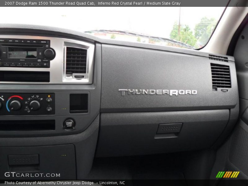 Inferno Red Crystal Pearl / Medium Slate Gray 2007 Dodge Ram 1500 Thunder Road Quad Cab