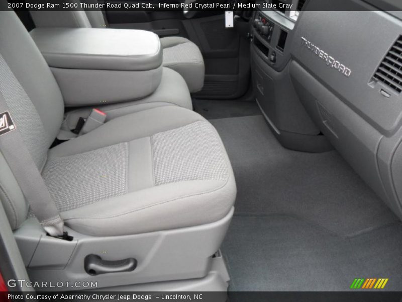 Inferno Red Crystal Pearl / Medium Slate Gray 2007 Dodge Ram 1500 Thunder Road Quad Cab