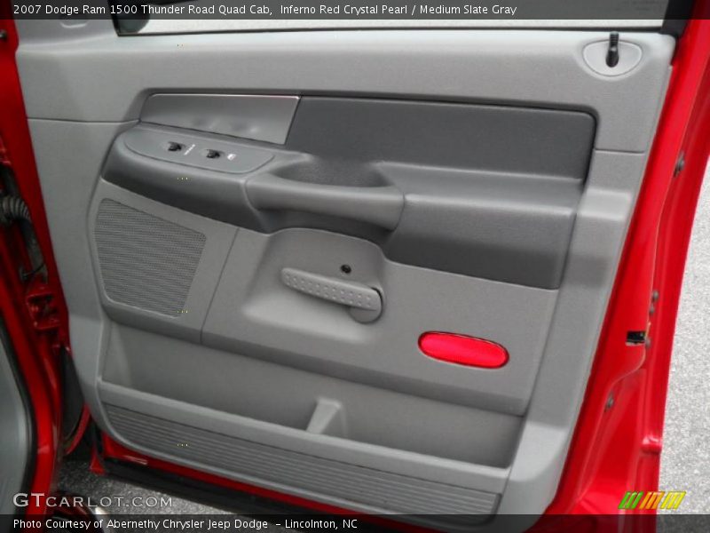 Inferno Red Crystal Pearl / Medium Slate Gray 2007 Dodge Ram 1500 Thunder Road Quad Cab