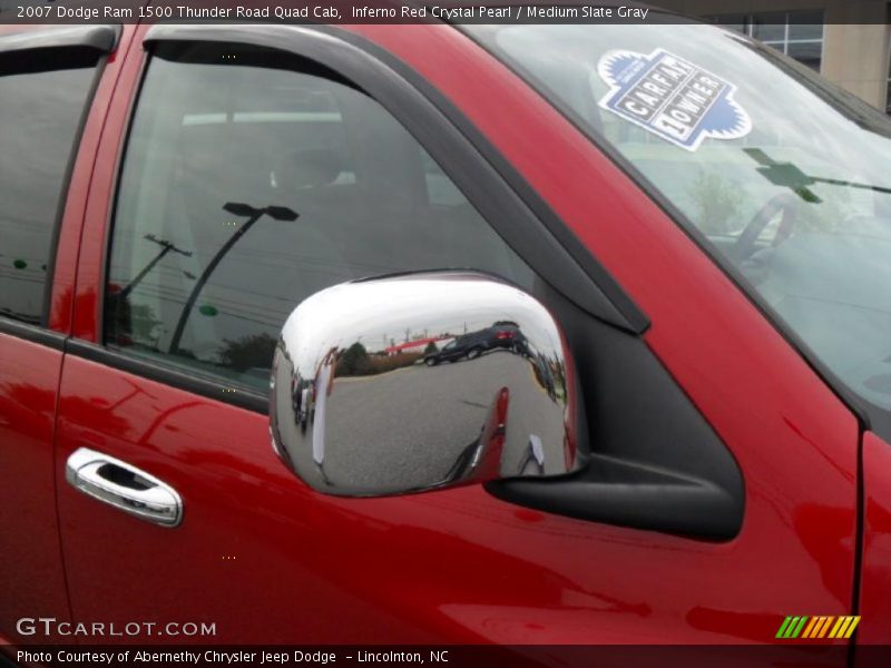 Inferno Red Crystal Pearl / Medium Slate Gray 2007 Dodge Ram 1500 Thunder Road Quad Cab