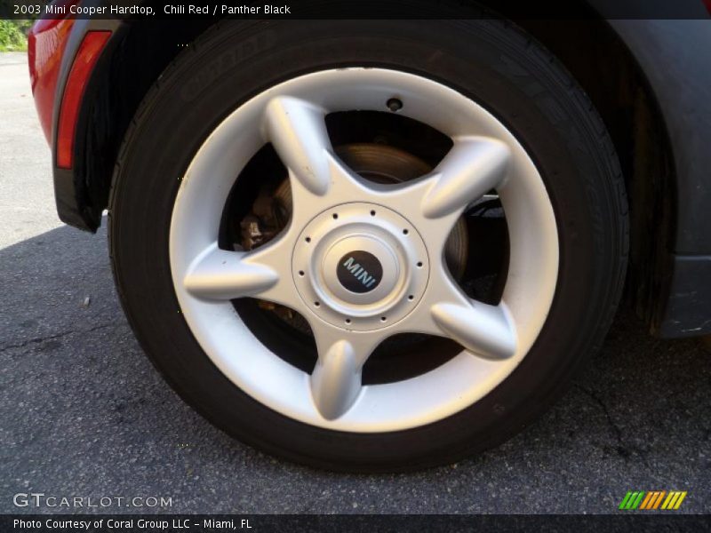 Chili Red / Panther Black 2003 Mini Cooper Hardtop