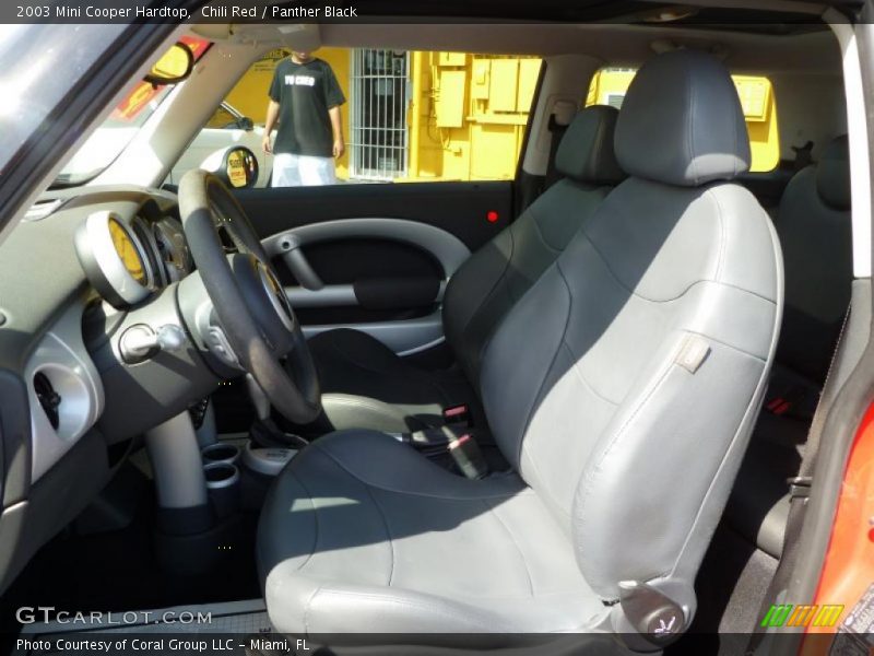Chili Red / Panther Black 2003 Mini Cooper Hardtop