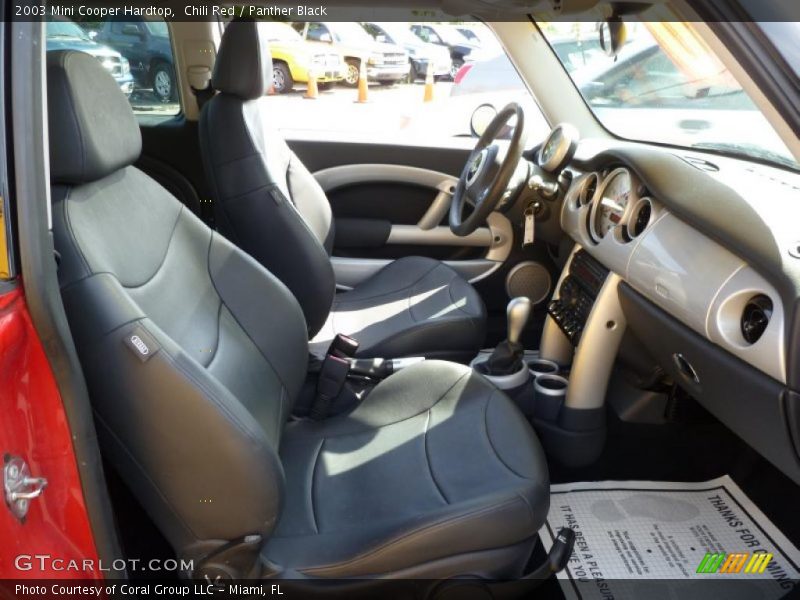 Chili Red / Panther Black 2003 Mini Cooper Hardtop
