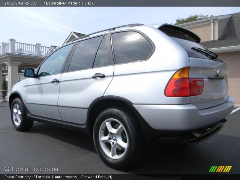 Titanium Silver Metallic / Black 2002 BMW X5 3.0i