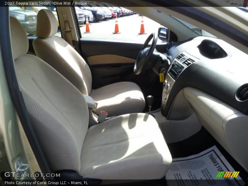 Olive Mist / Bisque 2007 Toyota Yaris Sedan