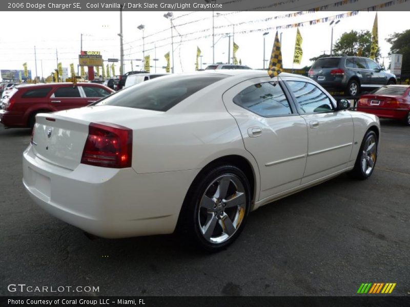 Cool Vanilla / Dark Slate Gray/Light Graystone 2006 Dodge Charger SE