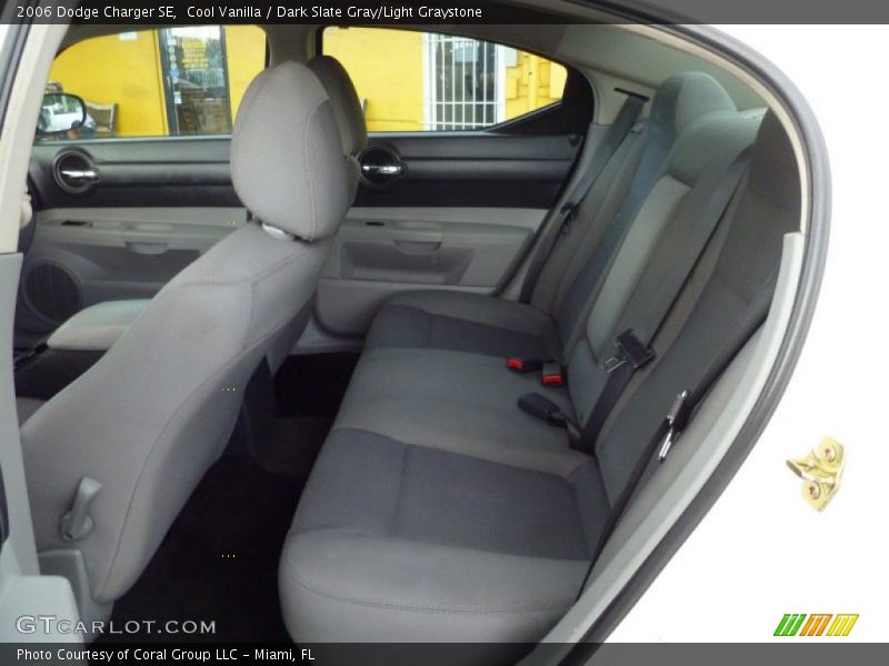 Cool Vanilla / Dark Slate Gray/Light Graystone 2006 Dodge Charger SE