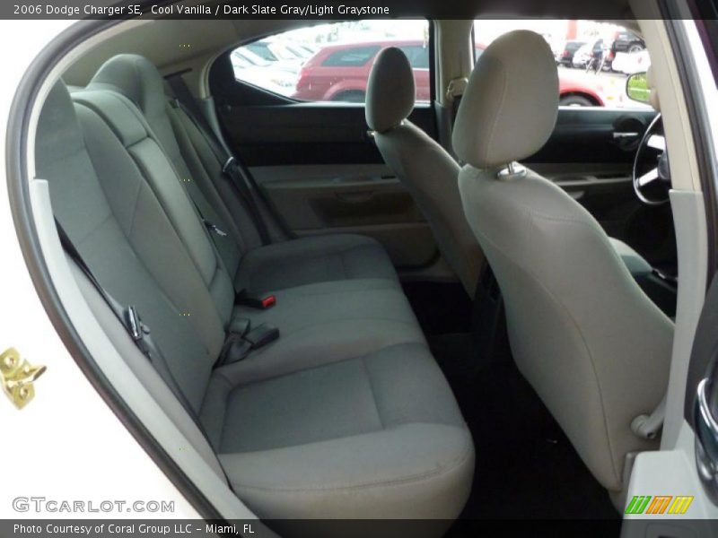 Cool Vanilla / Dark Slate Gray/Light Graystone 2006 Dodge Charger SE