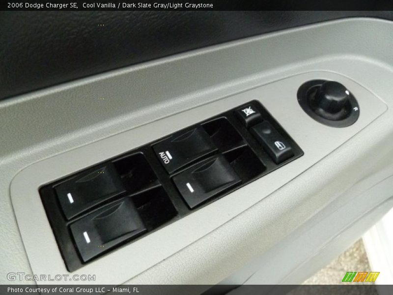 Cool Vanilla / Dark Slate Gray/Light Graystone 2006 Dodge Charger SE