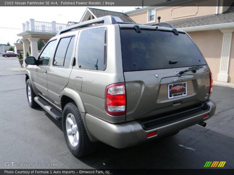 Polished Pewter Metallic / Beige 2003 Nissan Pathfinder SE 4x4