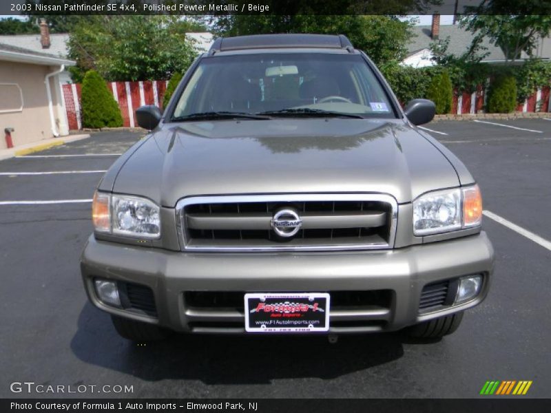 Polished Pewter Metallic / Beige 2003 Nissan Pathfinder SE 4x4