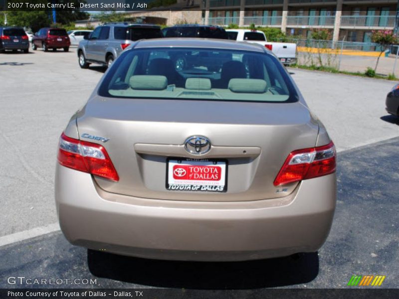 Desert Sand Mica / Ash 2007 Toyota Camry LE