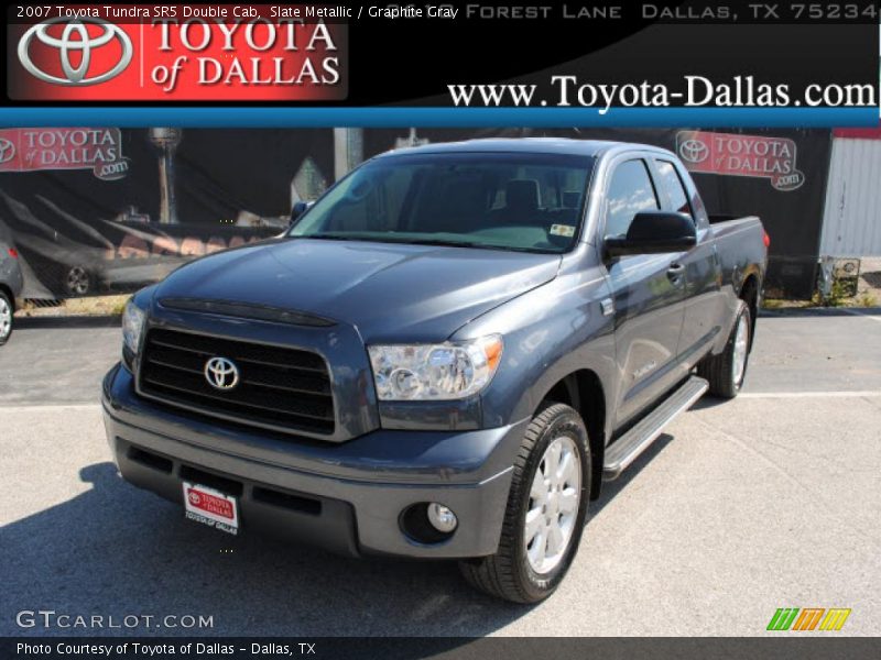 Slate Metallic / Graphite Gray 2007 Toyota Tundra SR5 Double Cab